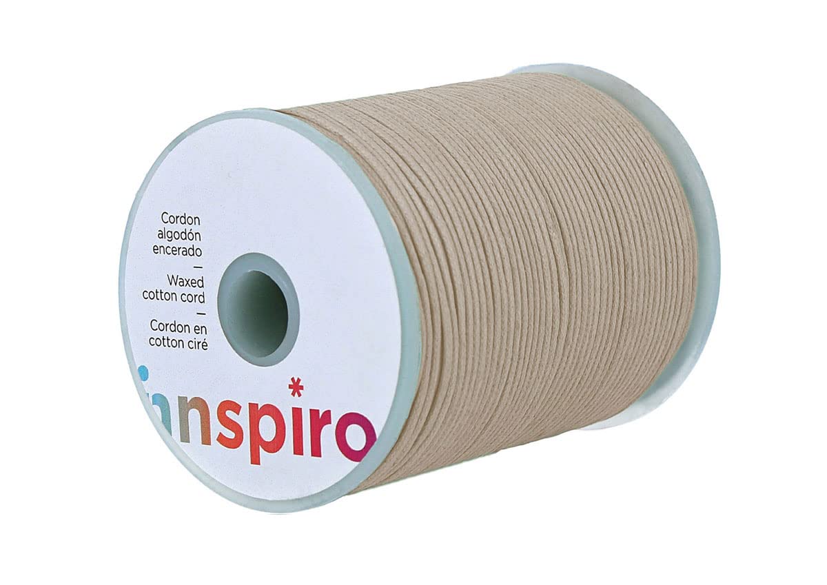 Cotton cord Waxed Fine Sand 1.5 mm. 100 m.