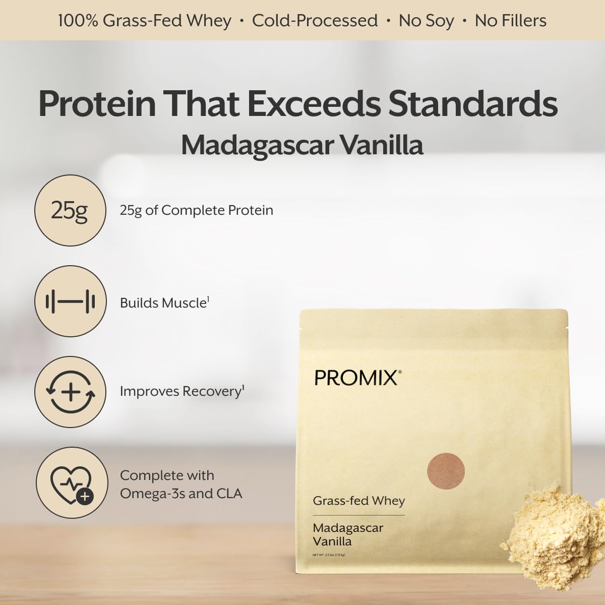 ProMix Nutrition Whey Protein Powder, Vanilla - 2.5 Pound — Amazon image 4