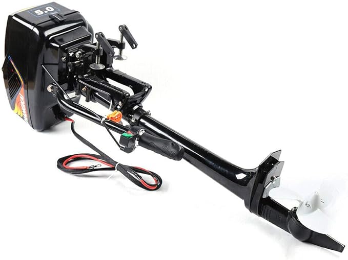 Motore Fuoribordo Elettrico 12V 80LB - Propulsione Per Barche, Kayak E Gommoni Fino A 8 Persone