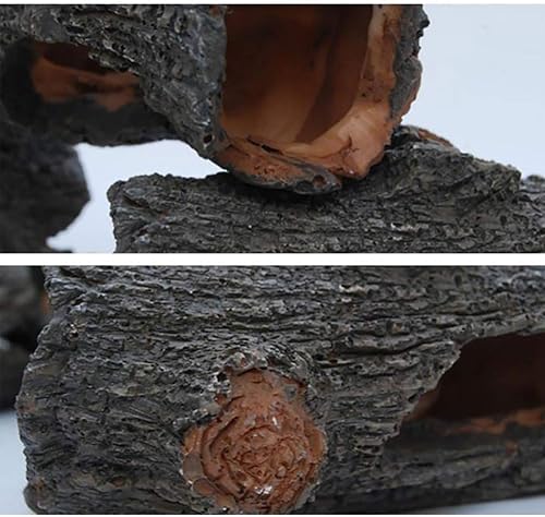 Miniatura 8 de Acuario de tronco de madera para acuario, decoración de tronco de árbol hueco, pecera, madera flotante, acuario, escondite, cueva, adorno para