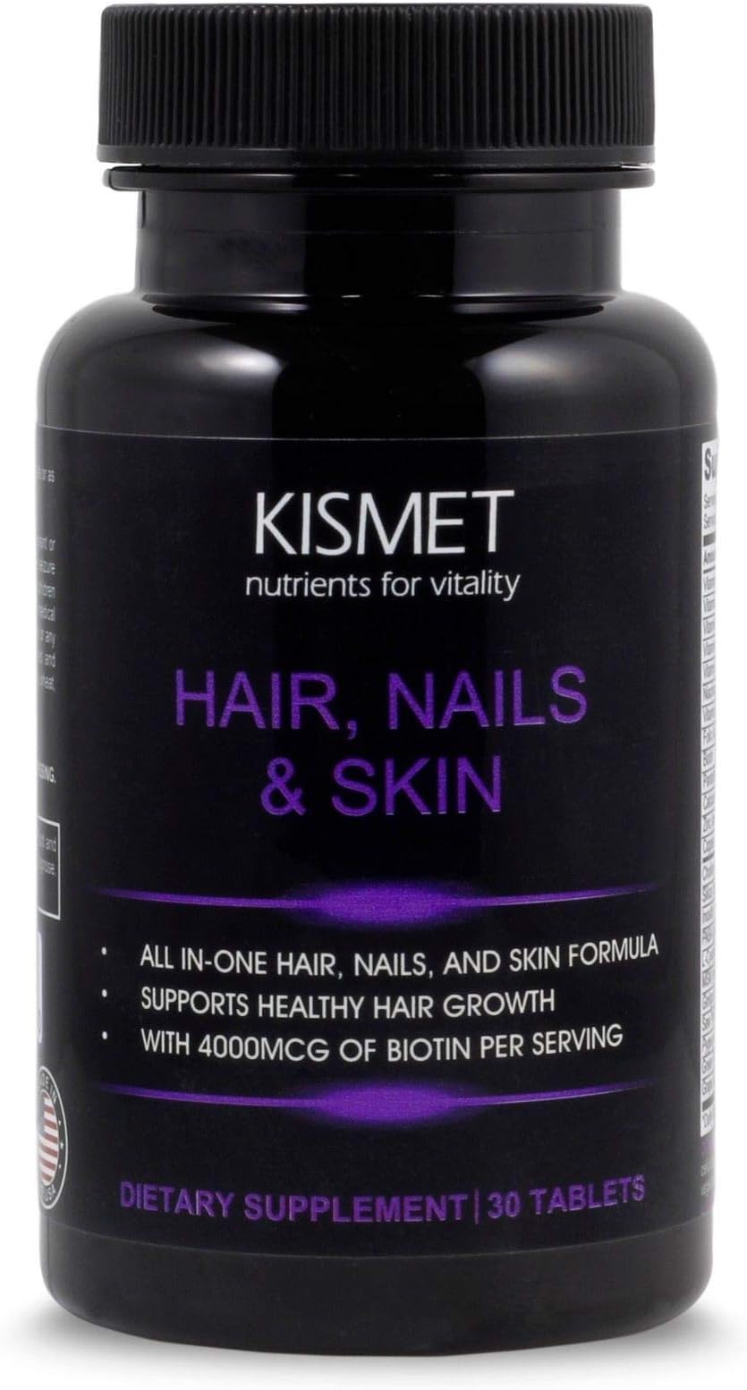 KISMET Hair, Skin & Nails Nutritional Support & Cleansing Supplement Vitamin
