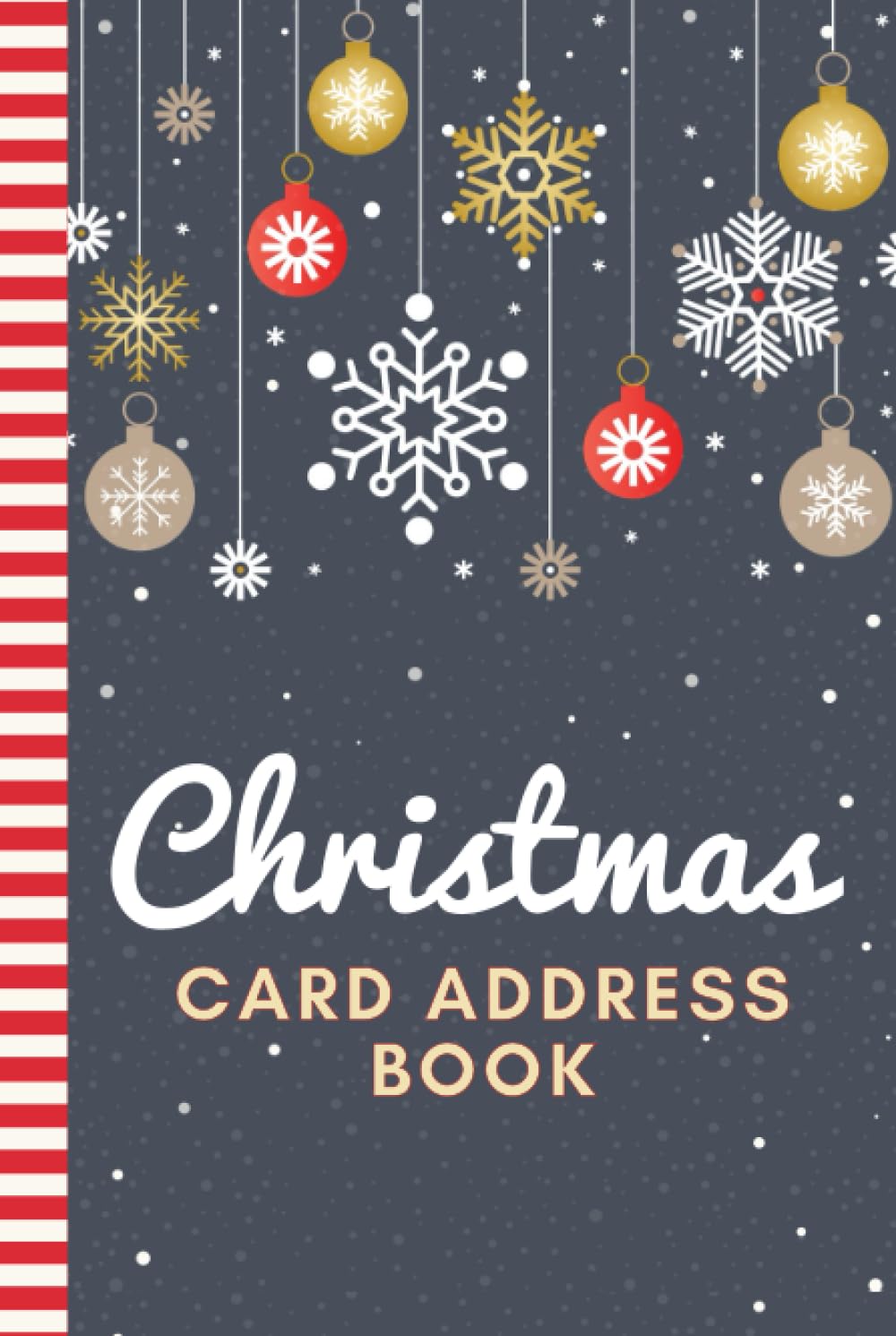 Christmas Card Address Book Hardcover 10Year Logbook / 6x9 Tracker