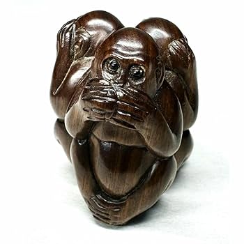 能面　猿　木彫り 能面 猿飛出 文化遺産オンライン