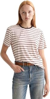 Scotch & Soda Damen Striped T-Shirt T-Shirt (1er Pack)