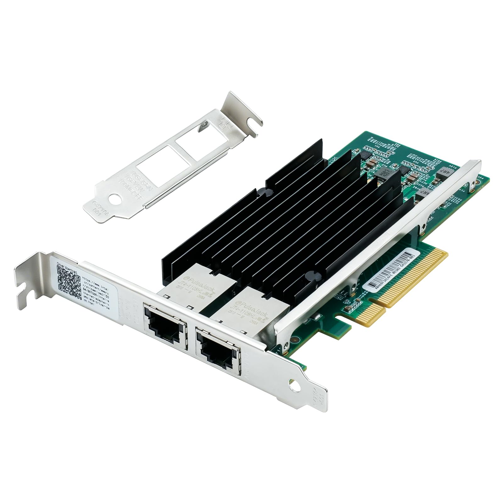 SODOLA Scheda di rete doppia porta RJ45 da 10 GB con controller X540