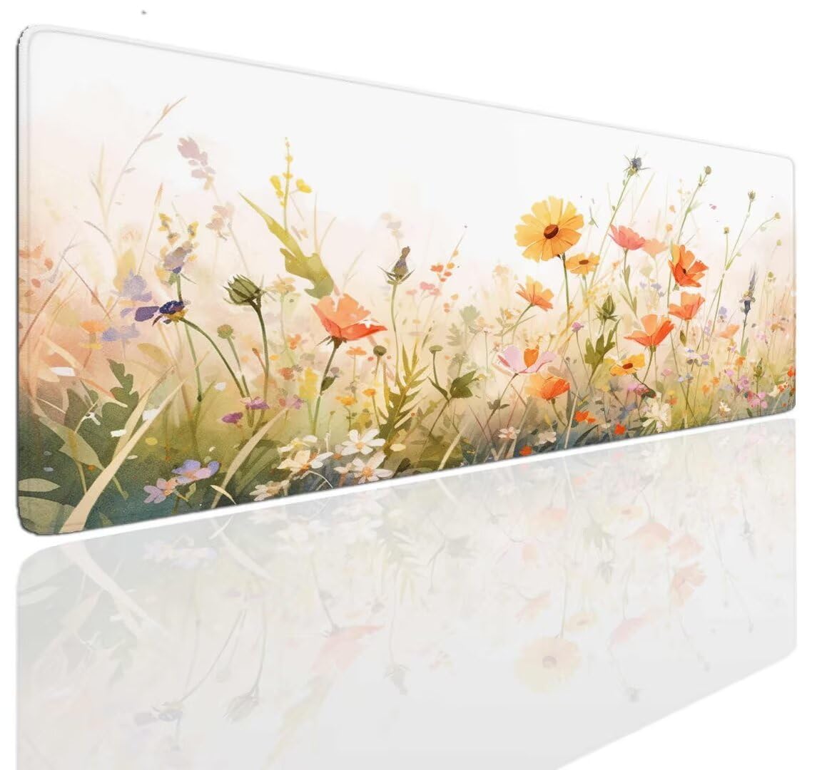 Alfombrilla Ratón Plant Art, Mousepad Alfombrilla Raton Gaming XXL 1600x800x4mm Mouse Desk Mat Gamer para Gaming, Tapete Escritorio Mujer Almohadilla Raton, Mouse Pad Base de Goma Antideslizante S-878