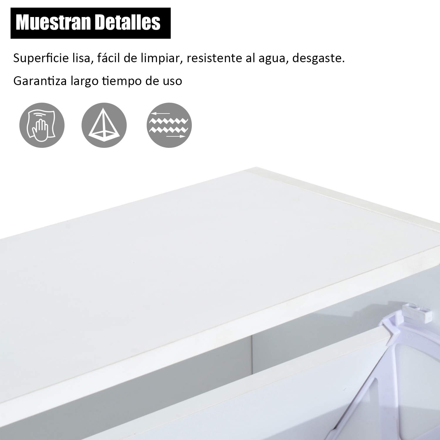 HOMCOM Zapatero Moderno Zapatero de Entrada Recibidor Estrecho con 2 Cajones y Estantes Ajustables para Pasillo 60x24x80 cm Blanco