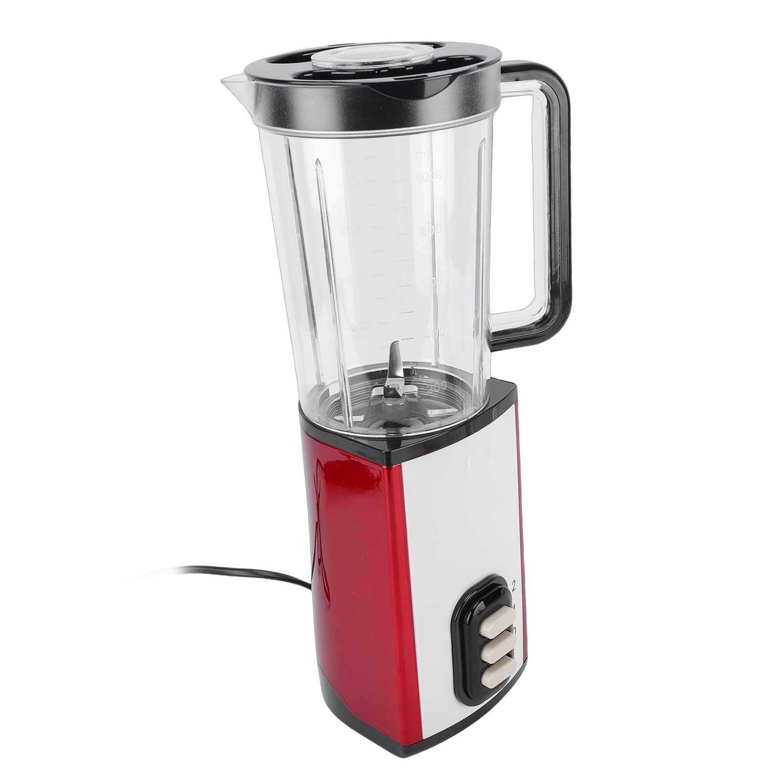 Batidora Personal Compacta, Potente Exprimidor de 300W para Cocina Casera, Capacidad de 1L con 2 Velocidades para Batidos y Bebidas (Enchufe europeo)