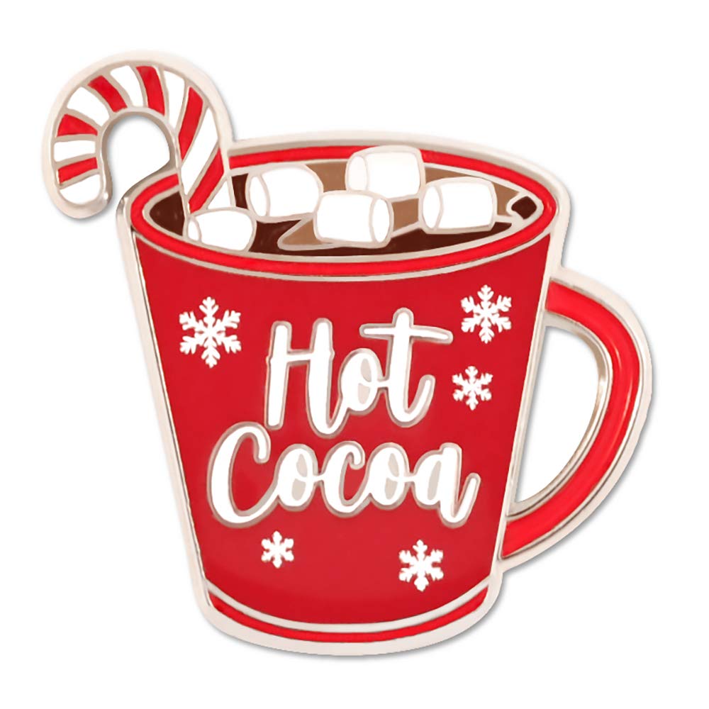 PinMart's Festive Christmas Holiday Candy Cane Noel Enamel Lapel