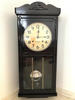 動作品 精工舎 宮型 壁掛け時計 柱時計 ロングタイプ 昭和レトロ・アンティーク Amazon.co.jp: 昭和レトロ精工舎 宮型 壁掛け時計 柱時計 ロングタイプ
