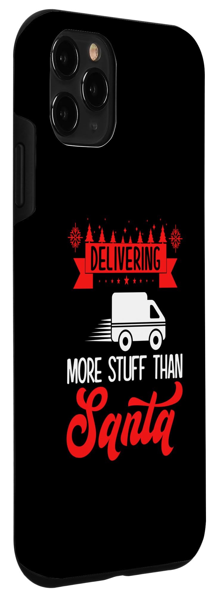 iPhone 11 Pro Postal Worker Santa Funny Christmas Design Case - Image 3