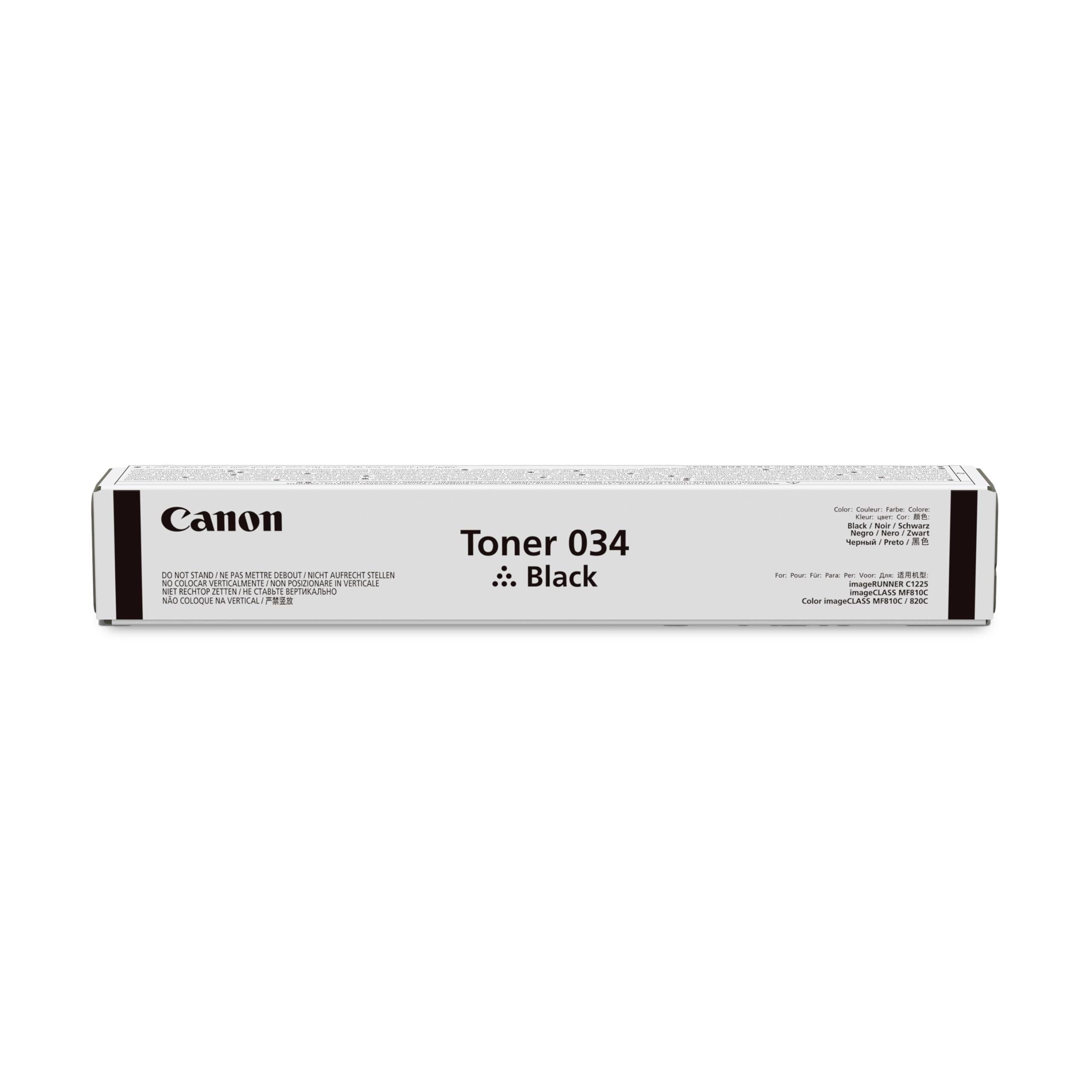 Amazon.com: Canon Genuine 034 Black Toner Cartridge Compatible