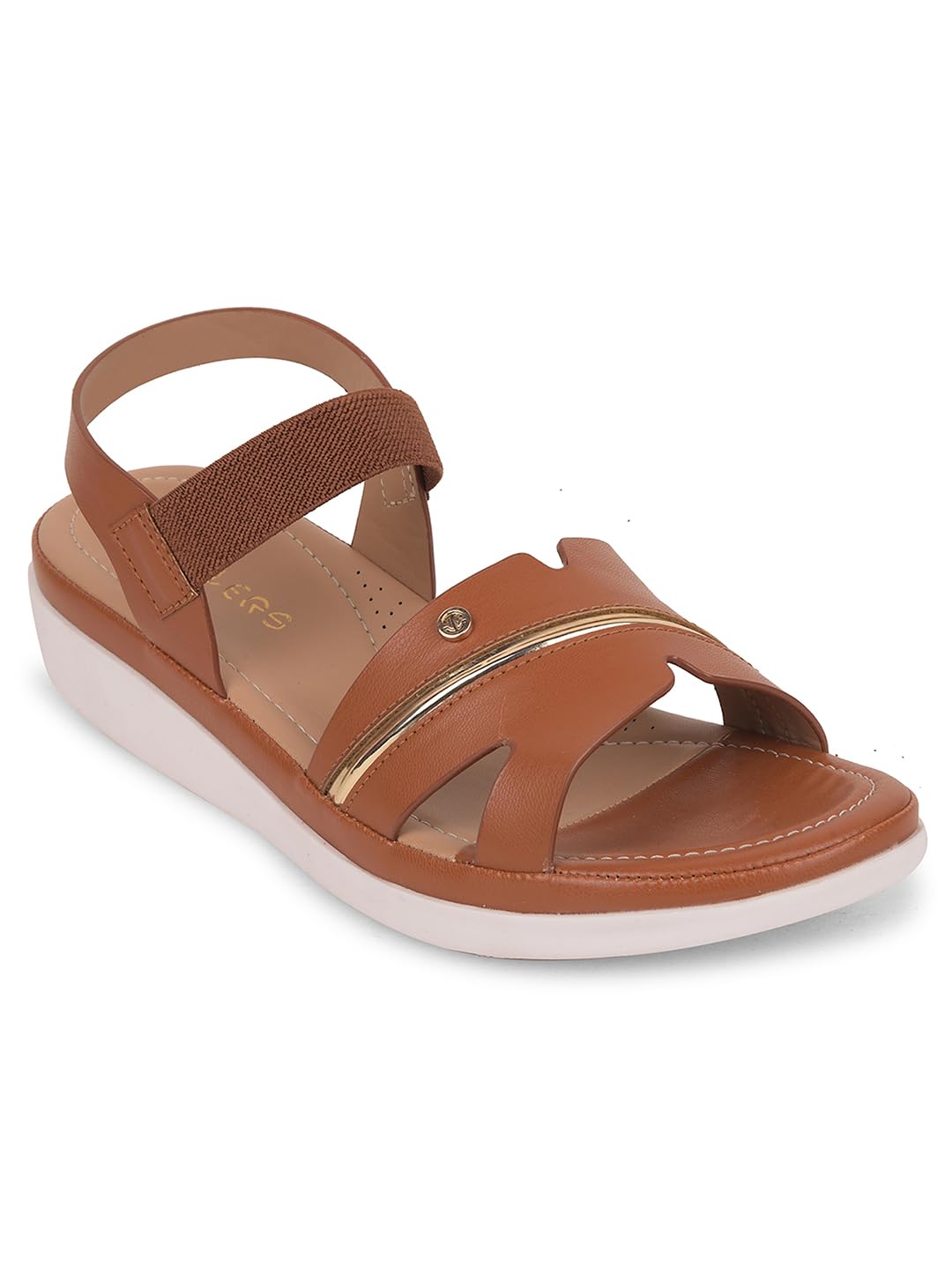 Healers JFL 31 Casual Flat Sandal For Women With TPR Sole | Stylish and Comfortable Footbed | Durable Summer Footwear for Outdoor Indoor | Ideal for Everyday Wear