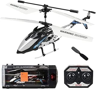 RC Helicopter for Kids, Remote Control Helicopter; with Gyro Stabilizer, Lights 3.5 Channel RC Aircraft, Boys Ages 4-7 Years Girls 8-12, Indoor and Outdoor for Plane Fans Adults (D