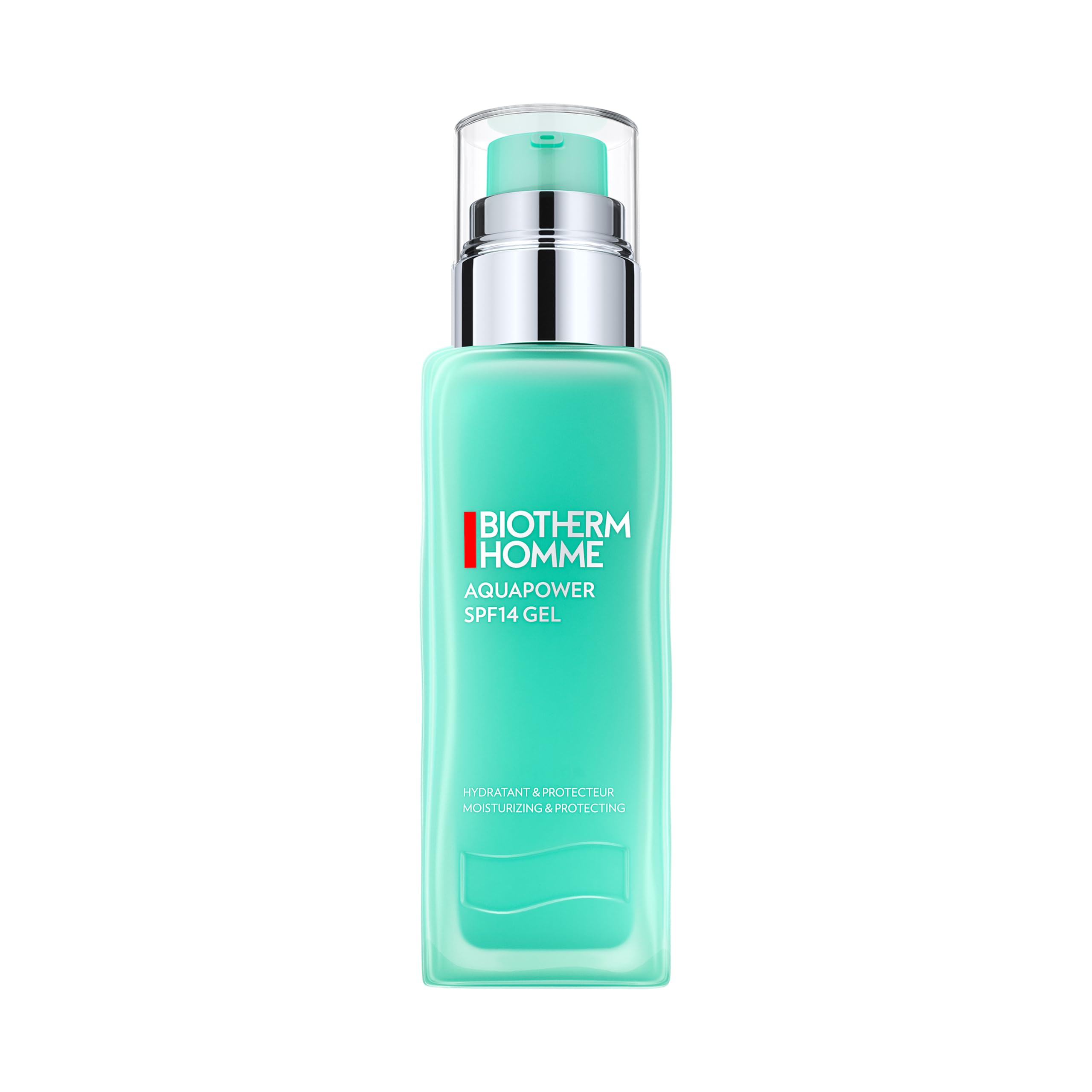 Biotherm Homme, Aquapower, Advanced Gel hidratante protector SPF14, 75 ml | Protección avanzada contra la sequedad y las agresiones externas de la vida urbana, para la piel de él