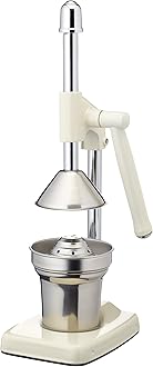 KitchenCraft Living Nostalgia Juicer, Cream/Silver