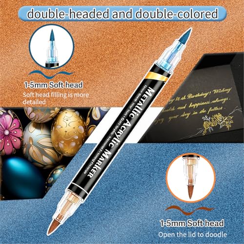 Pinceau stylos aquarelle double face pour dessin créative