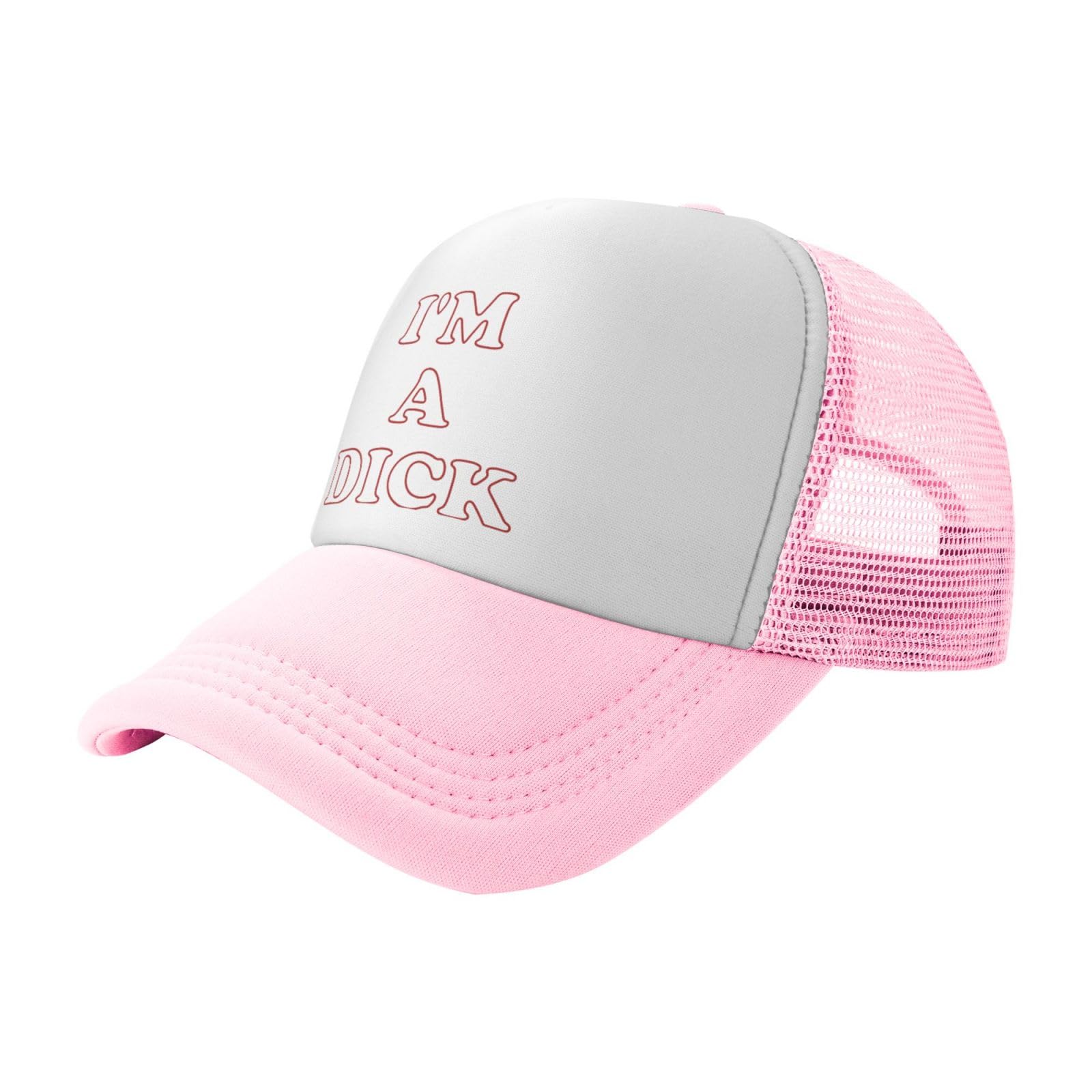 NLWQEKV Original Classic Low Profile Baseball Cap I'm A Dick Hat Men Women Truker Hat Adjustable Black