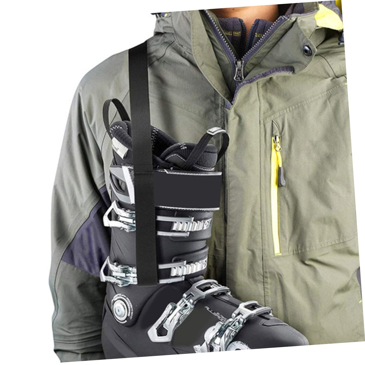 SUPVOX 2pcs Roller Skates Shoulder Sling Leash Skating Boots Carrier Adjustable Yoga Mat Strap Outdoor Skating Accessories