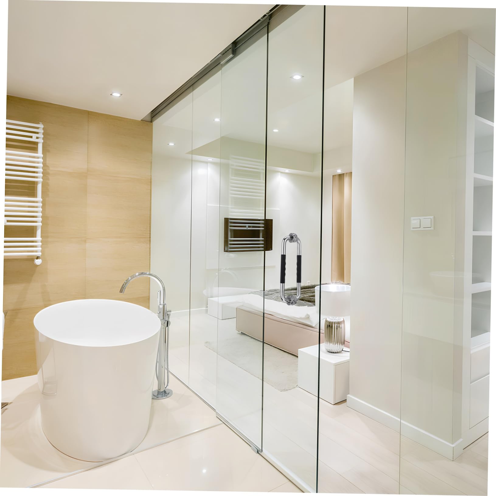 Barre D'appui de Salle de Bain en Acier Inoxydable 304, Lot de 2