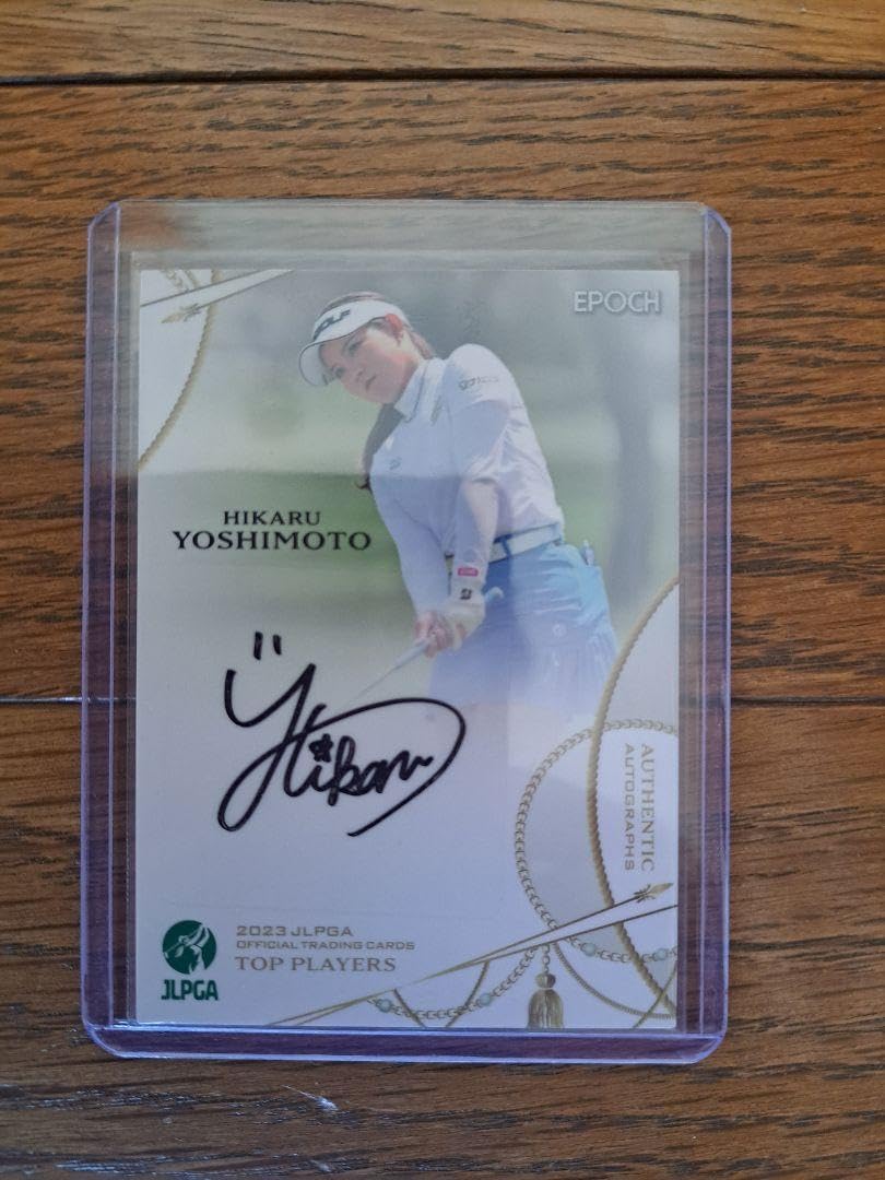 Amazon.co.jp: 2023 JLPGA 直筆サインカード 吉本ひかる 女子プロ
