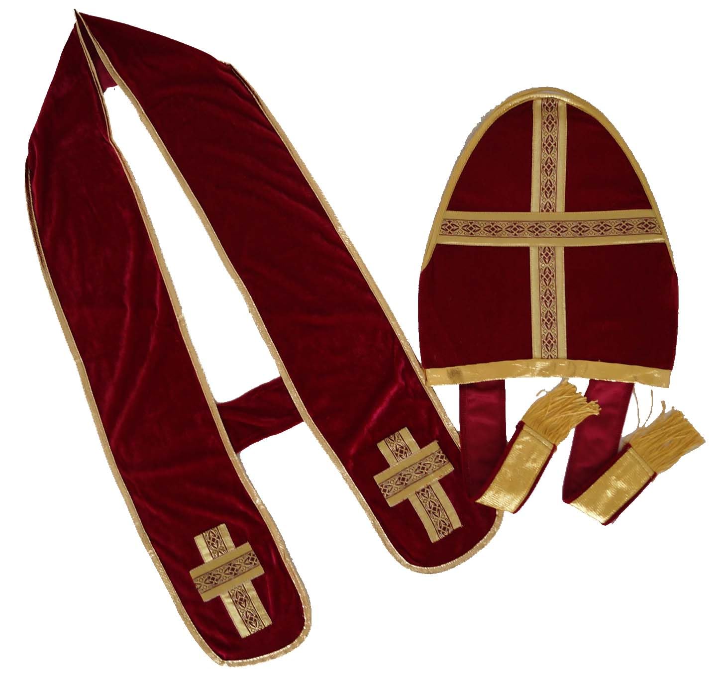 MAYLYNN Kostüm Bischof Nikolaus Weihnachtsmann, Größe:XL