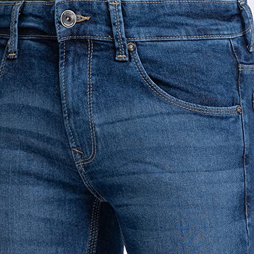 Image of Spykar Men's Skinny Fit Low-Rise Casual Jeans