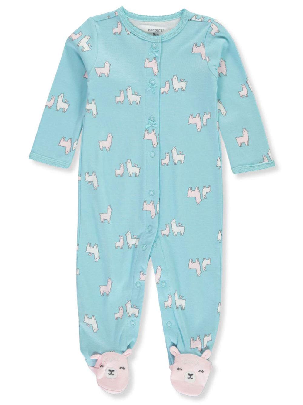 Carter's Baby Girls' Llama Pair Footed Coverall - Multi, Preemie