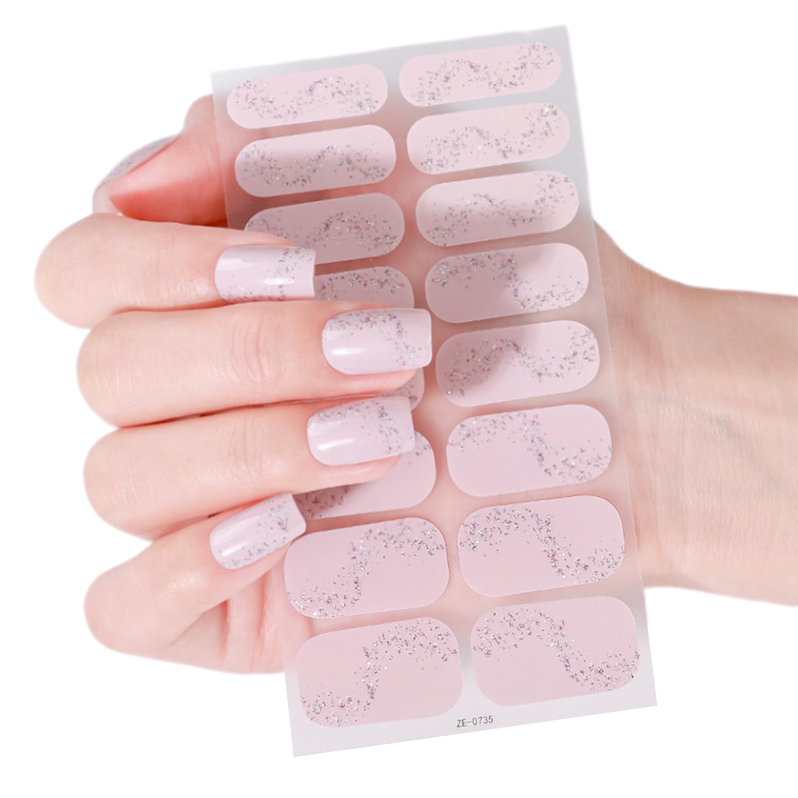 Full Wraps Nails Polish Strips Valentine ' s Day Nails Sticker Adhesive Art Decals Valentine Decorations Art Stickers