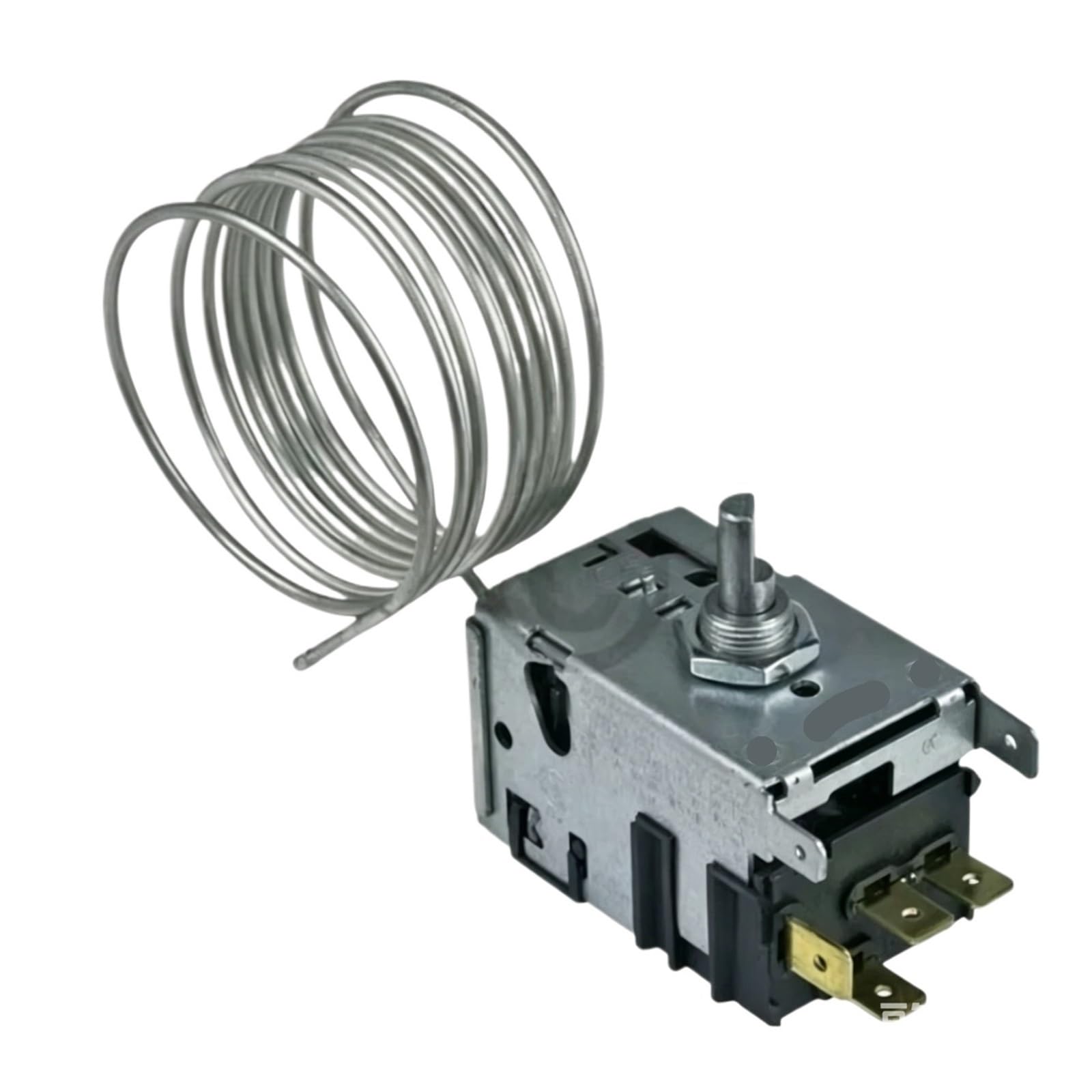 Termostato De Descongelación for Refrigerador, Compatible Con Danfoss, 077B6208, Termostato De Refrigerador De Cuatro Pines, Control De Temperatura, Calentador De Descongelación De 2 Piezas