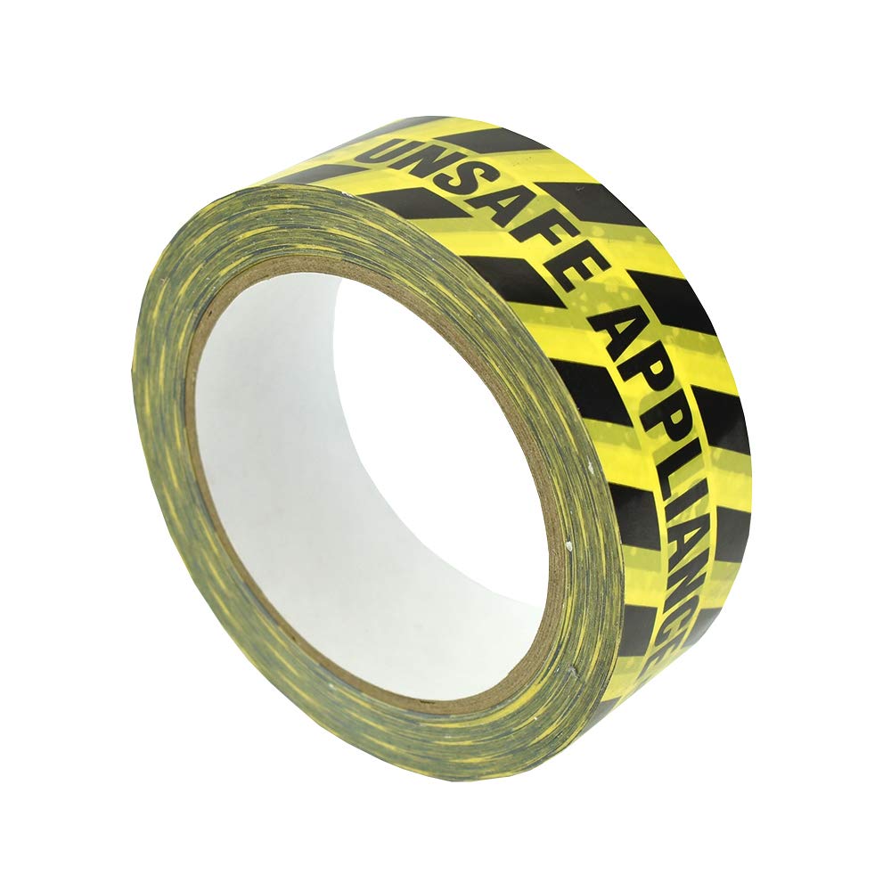 Arctic Hayes "Unsafe Appliance" ID Tape, Black/Yellow