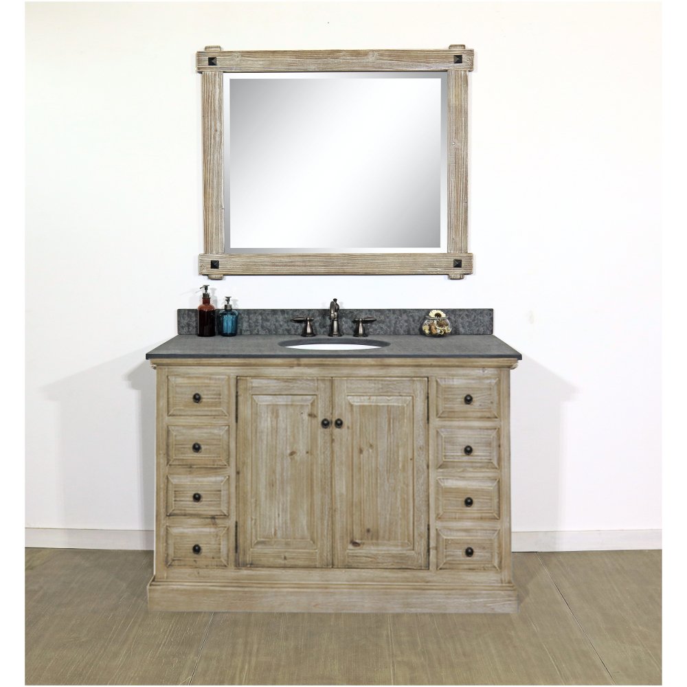 WK1848+MG TOP Bathroom Vanity, Driftwood, 2 Boxes