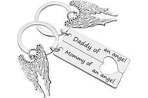 Sympathy Keychain Loss Memorial Jewelry for Miscarriage Keepsake Gift