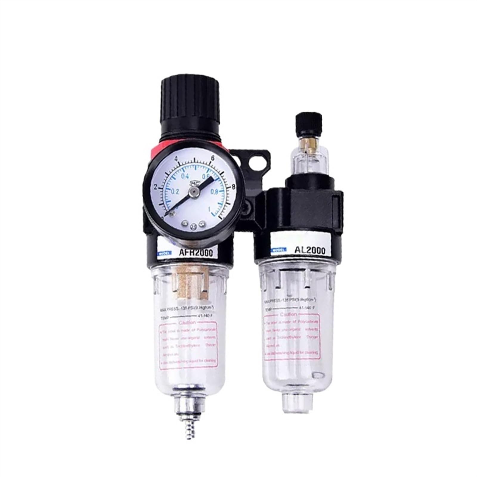 Régulateur compresseur air AFC2000 en cuivre durable pour un filtrage stable et précis