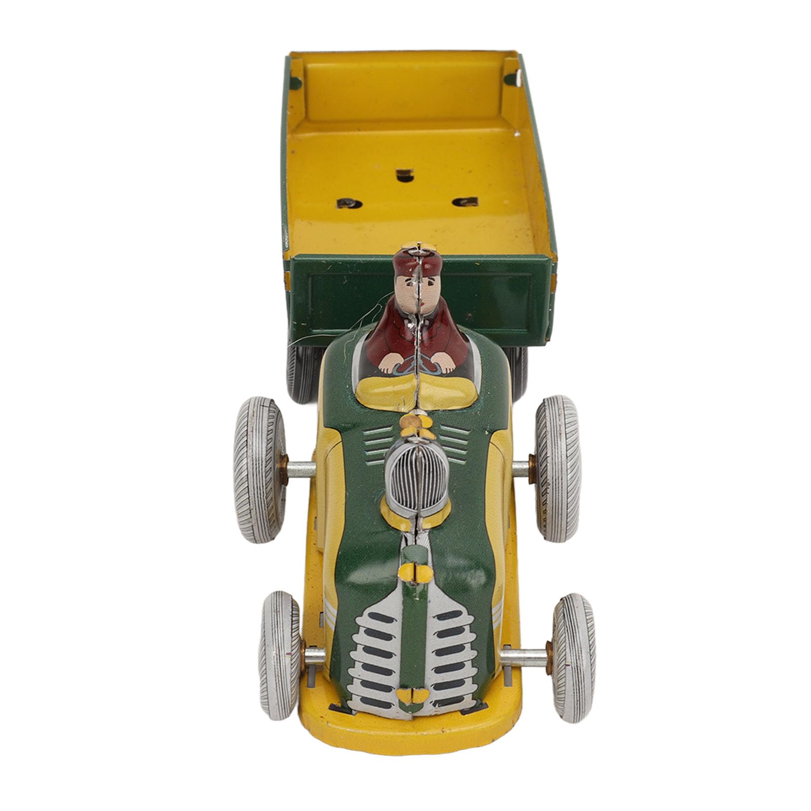 Nostalgiczna Nakręcana Zabawka, Metalowy Traktor z Blachy Chodzącej, Kolekcjonerskie Dekoracje w Stylu Vintage, Klasyczny Design z Doskonałym Wykonaniem, Wszechstronna Opcja