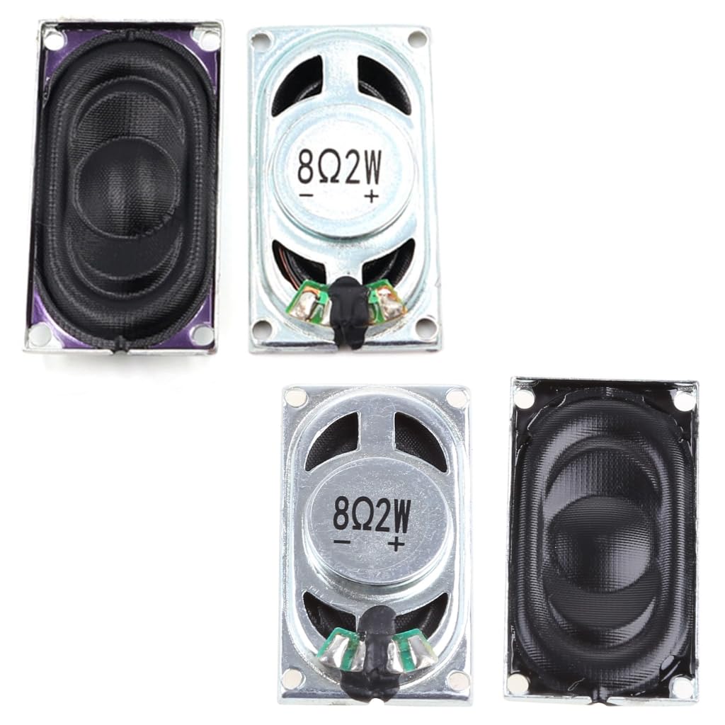 Amazon.co.jp: 2 個 3520 2W LCD スピーカー 20x35 Mm 8Ohm 2W 長方形