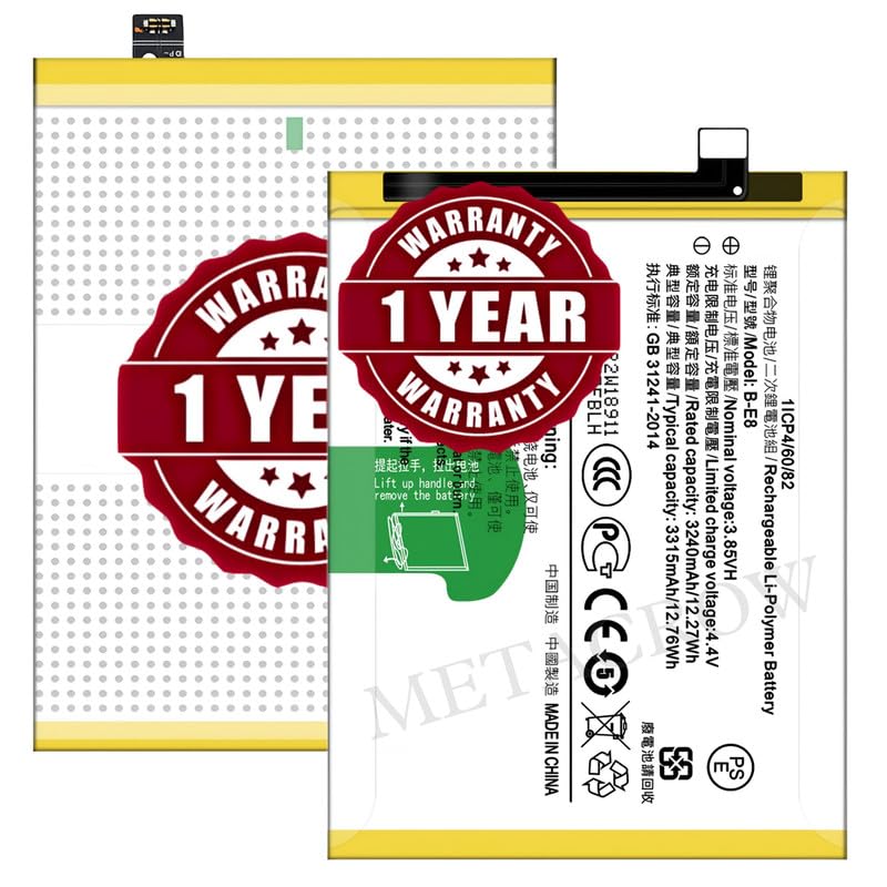 Image of Original B-E8 Battery Compatible with Vivo V11 | Vivo V11i | Vivo Y97 (V1813A, V1813T) - (3315.mAh) - 1 Year Warranty JK1