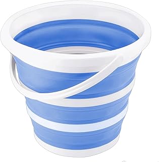 Silver One Collapsible Bucket - 10L (2.6 Gall...,