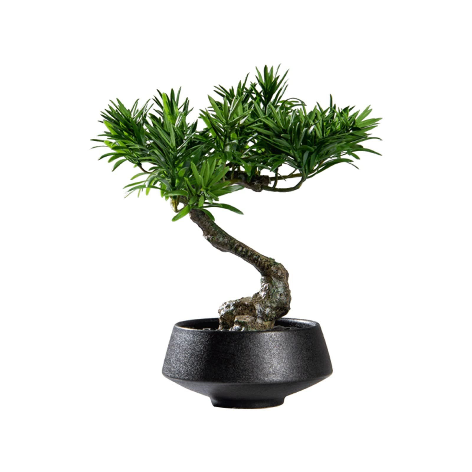 Plantes artificielles sous forme de faux bonsaï en pot pour jardin d'hiver et vitrine