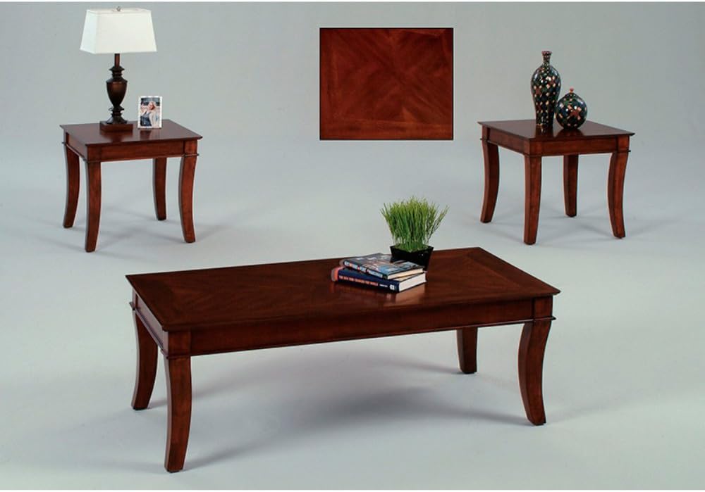 Progressive Furniture Corona Tables (3 Pack), Medium, Cherry Home & Kitchen