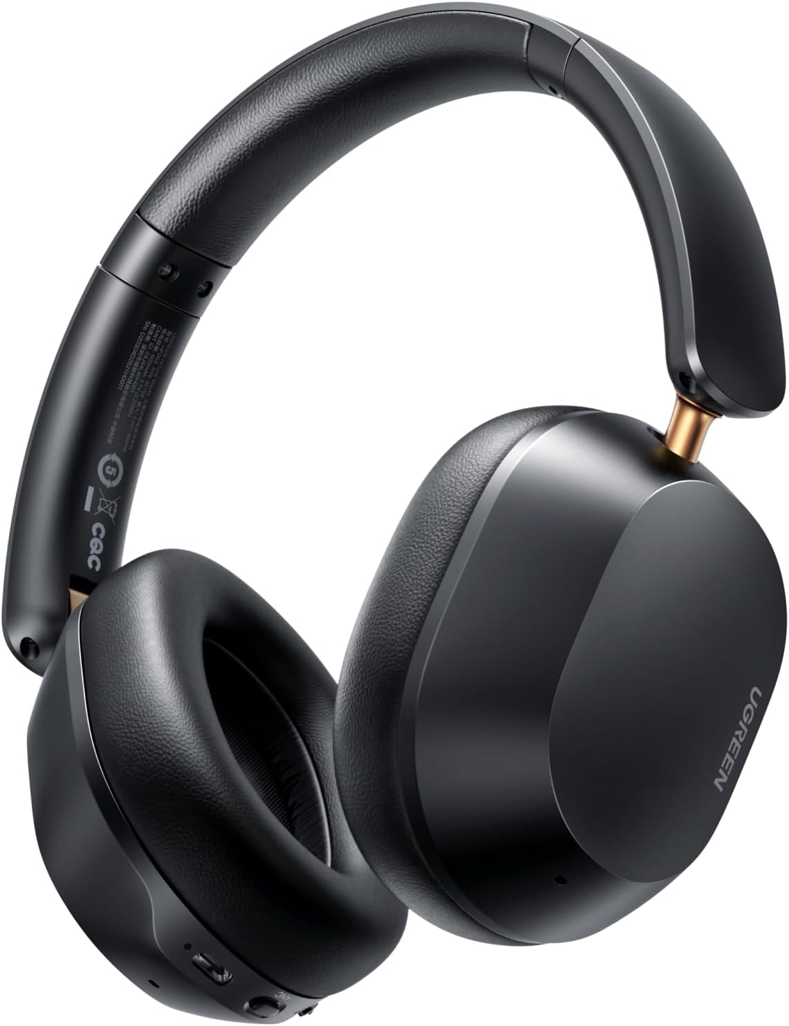 UGREEN Bluetooth Wireless Headphones, Ultra Noise Cancelling, LDAC High Resolution Sound Quality, Bluetooth 5.4, Wired / Wireless, Up to 75 Hours of Music Playback, Multi-Point Compatible, External