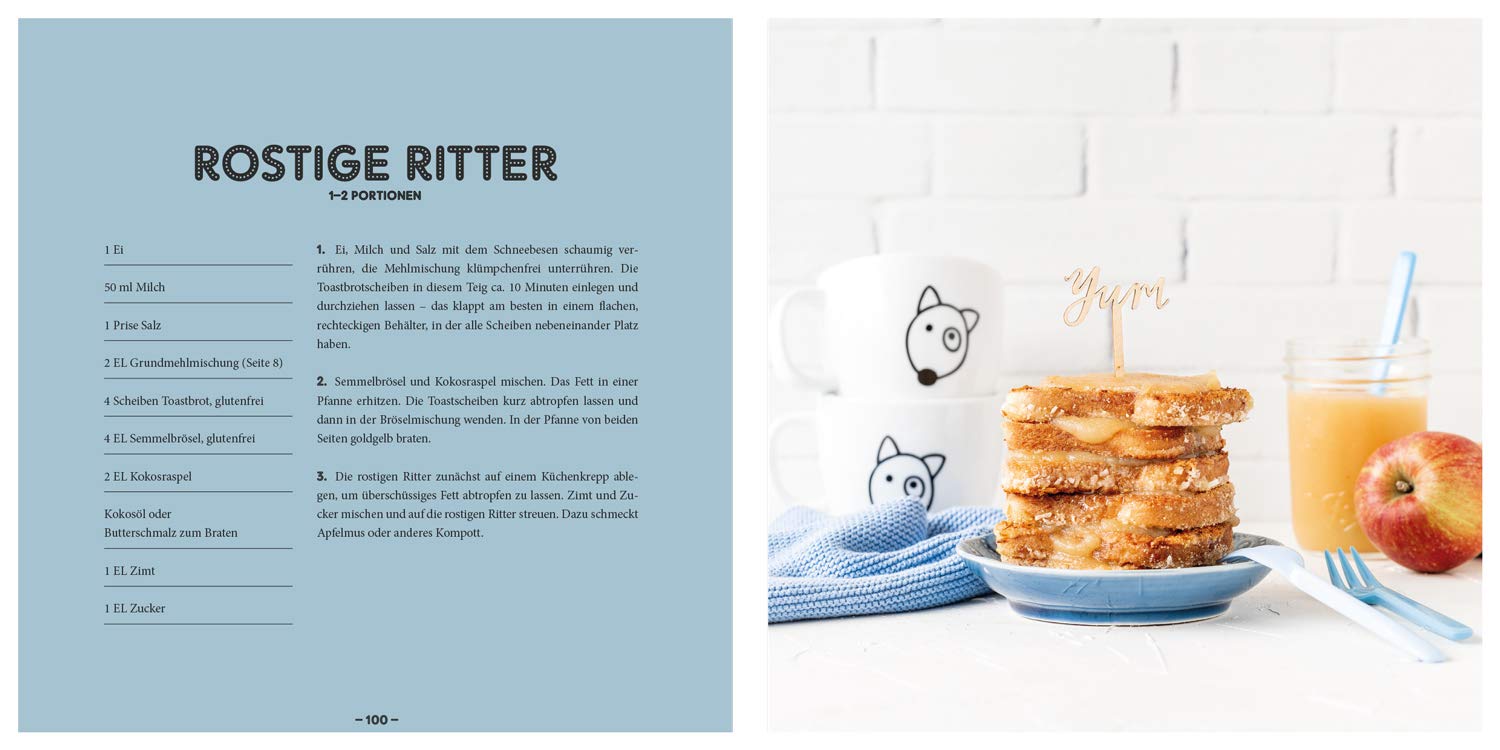 Glutenfrei Backen für Kinder: Geburtstagskuchen, Muffins, Waffeln & Pizza | Glutenfreie Backrezepte bei Zöliakie und Glutenunverträglichkeit | Grundteige und Infos zu glutenfreier Ernährung