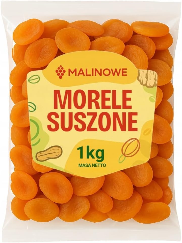 Malinowe MORELA SUSZONA 1kg Pyszne Duże Wysoka Jakość