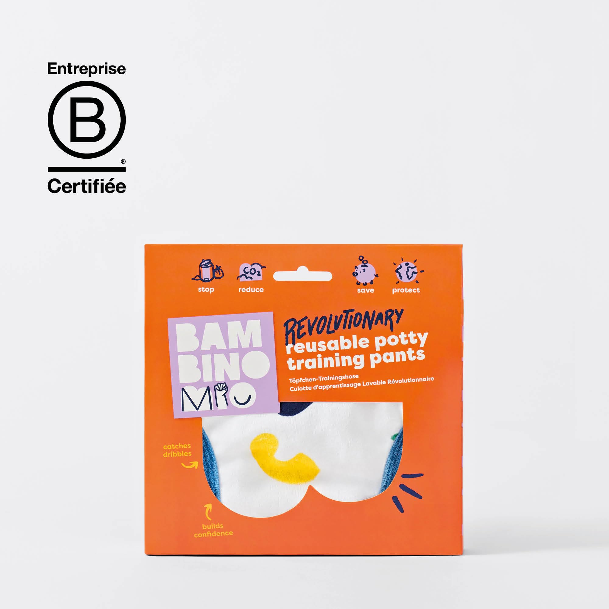 Bambino Mio, Culotte d'apprentissage Lavable, unisexe, pour garçons et filles, lot de 5, confiance des animaux, 2-3 ans