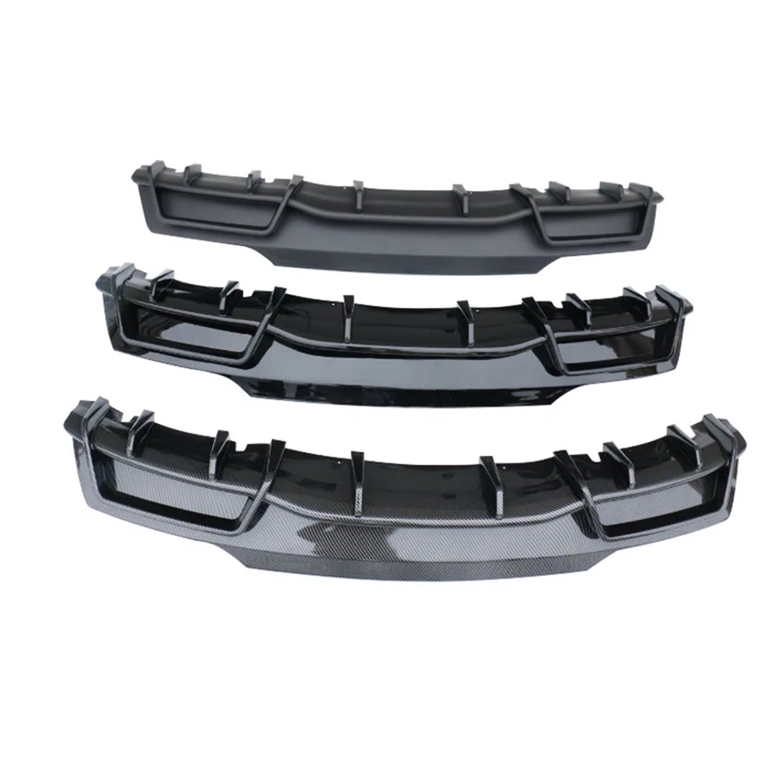 para Tesla para Modelo 3 Highland 2023 2024 Parachoques Trasero Labio Divisor alerón difusor Auto Accesorios modificación(Glossy Black)