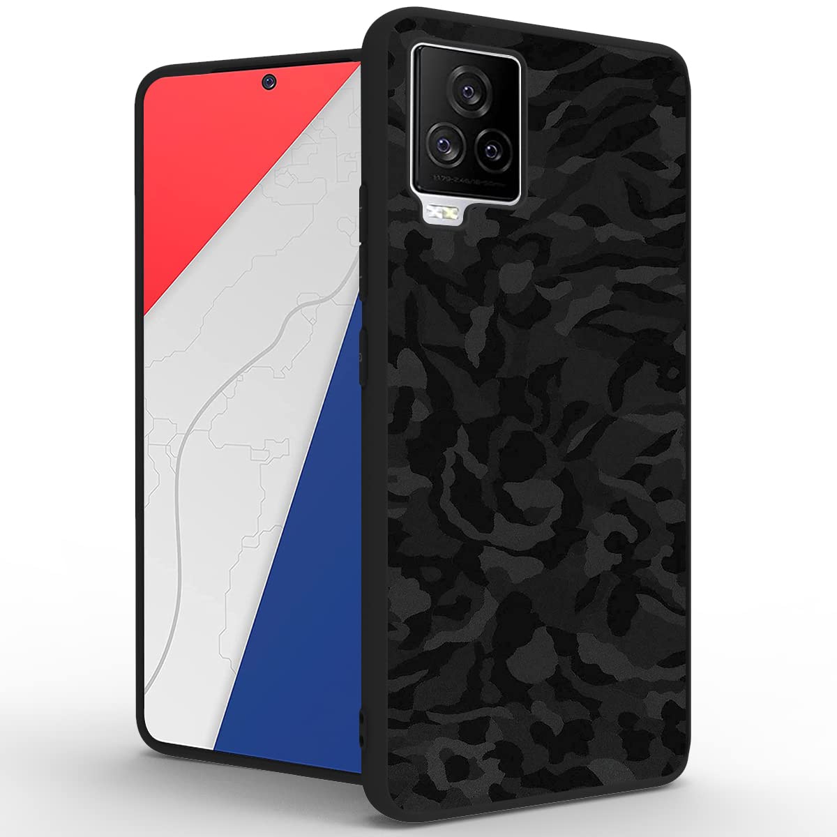 RIGGEAR Sleek iQOO 7 Legend Back Cover Case (TPU+PC | Black Camo) (B09ZHVH6BN) Amazon Price History, Amazon Price Tracker