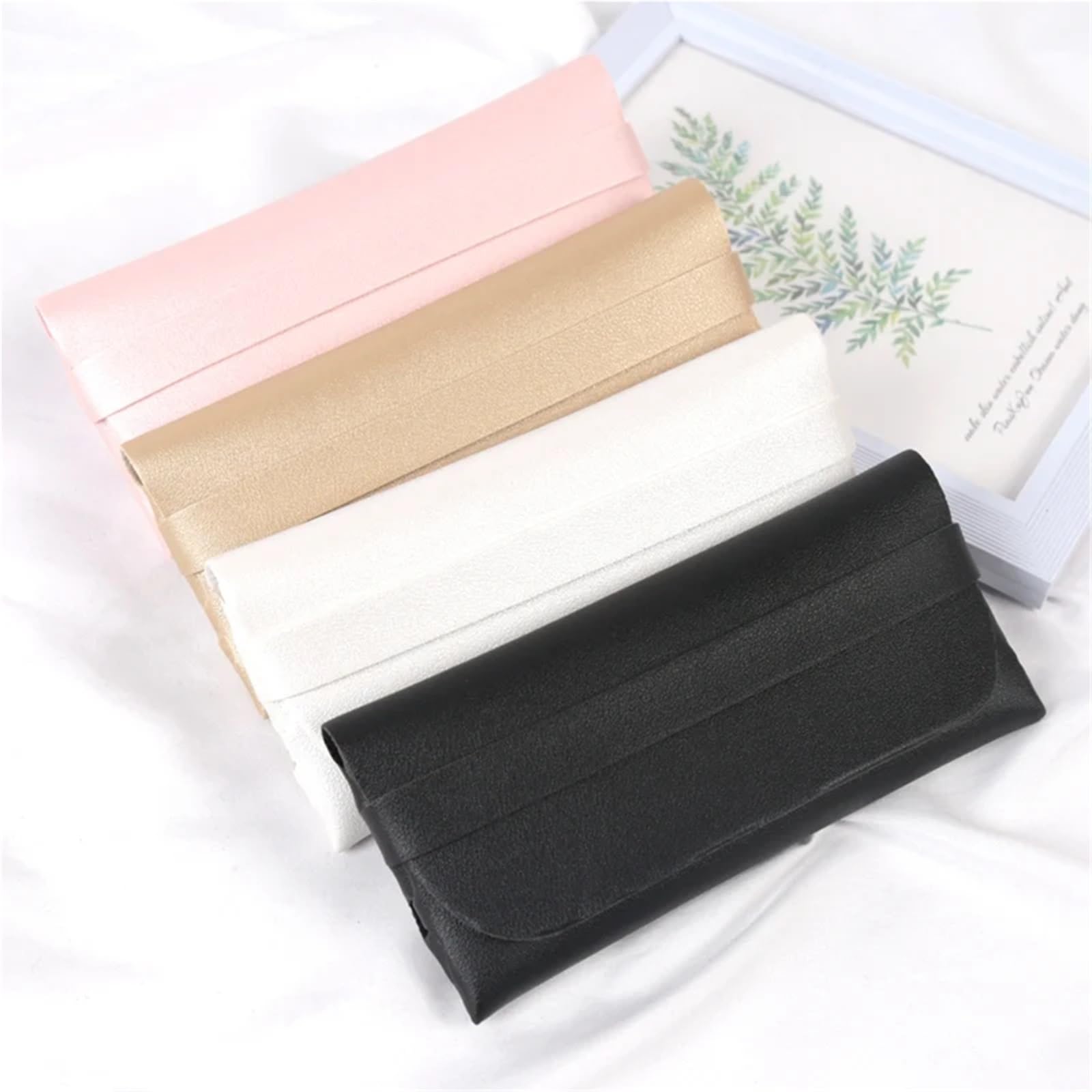 Estuche for gafas de sol for mujer, caja almacenamiento portátil antipresión, bolsa for, accesorios, 2 uds Para Mujer