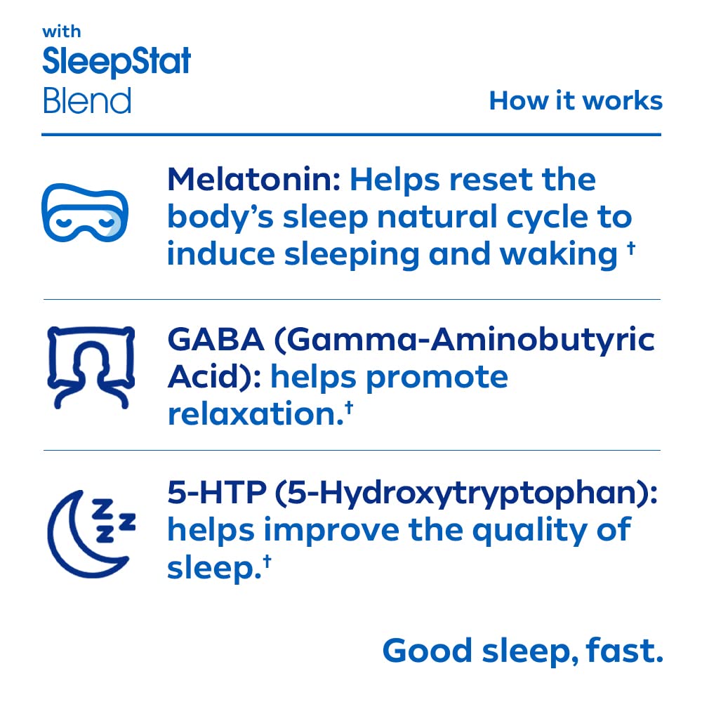 Dream Water NSF Sleep Aid Supplement Liquid Shots; Melatonin 5mg, GABA, 5-HTP; Zero Sugar, Natural Flavors, No Added Colors, 2.5 oz Liquid Sleep Shots, Snoozeberry, 12-Count. — Amazon image 5