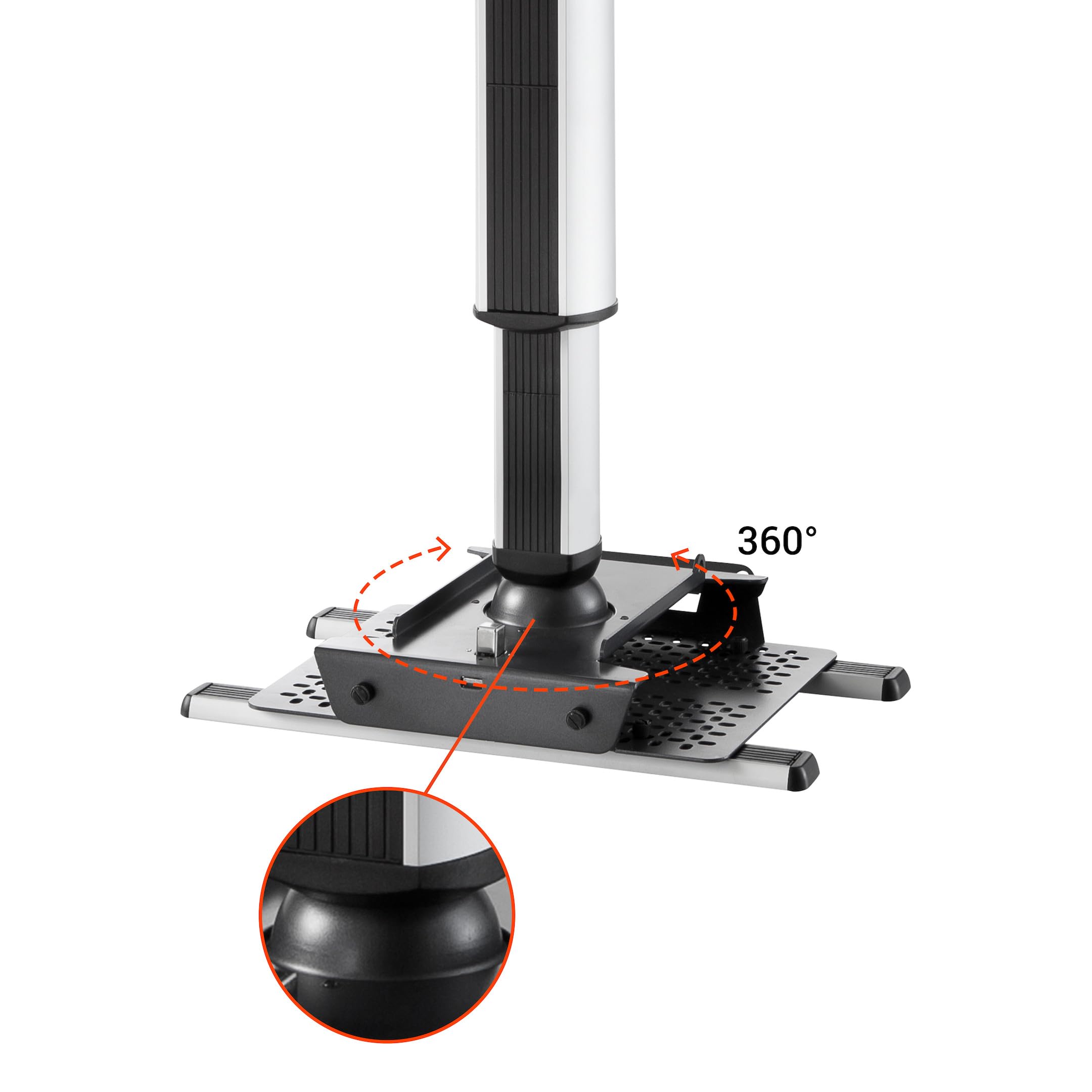 celexon Support Plafond projecteur Universel MulitCel60110 Expert Noir