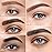Kaely Eyebrow Pencils for Women, 4 Tip Magical Precise Waterproof Brow Pen, Microblading Eyebrow Contouring Pen, lapiz de cejas 3d Eye Brow Gel, 24h Smudge Proof,05 Black